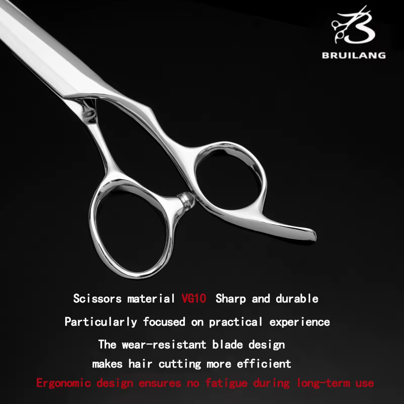 Outils de coiffure, tondeuses à cheveux en acier VG10, ciseaux à effiler, ensemble de 5,5-5,75-6,0-6