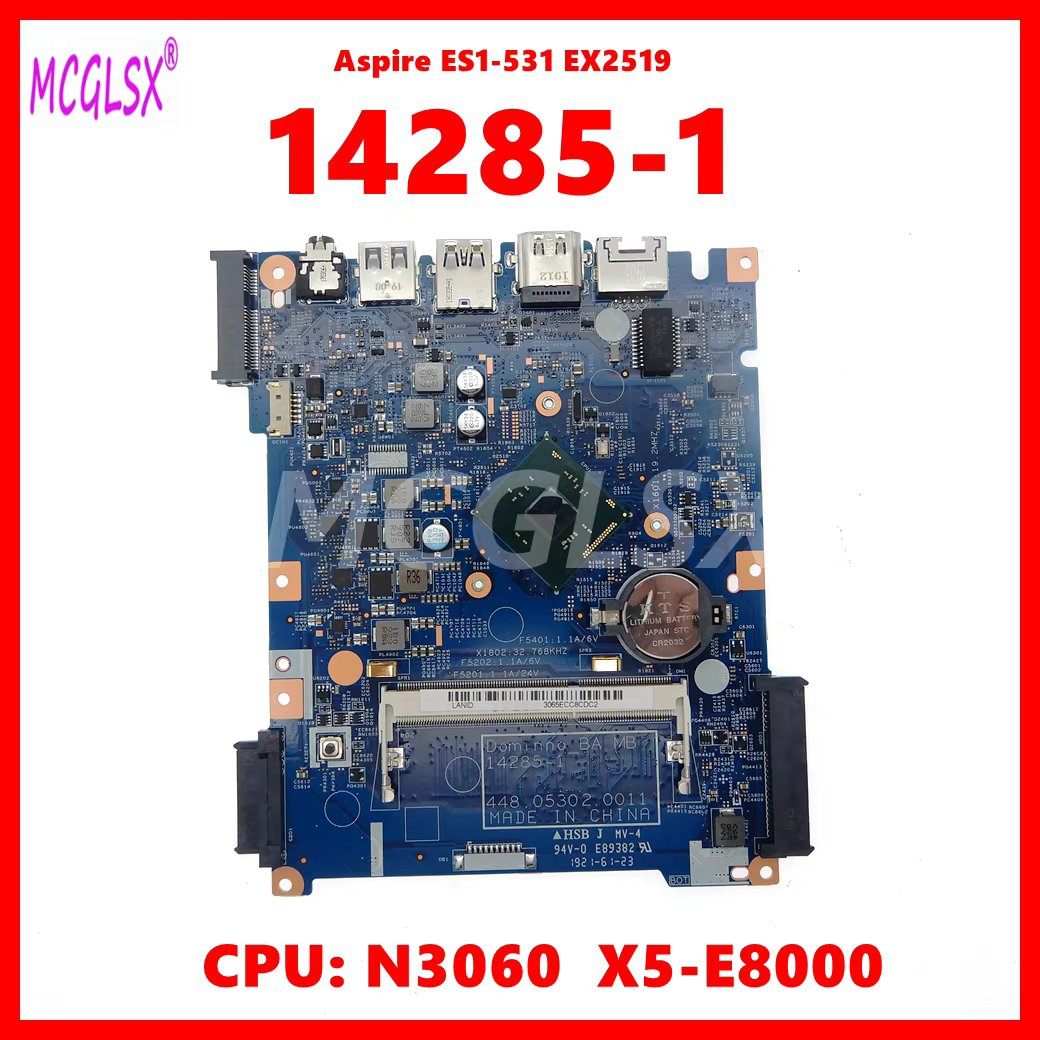 14285-1 carte mère d'ordinateur portable pour Acer Aspire ES1-531 EX2519 carte mère pour ordinateur 
