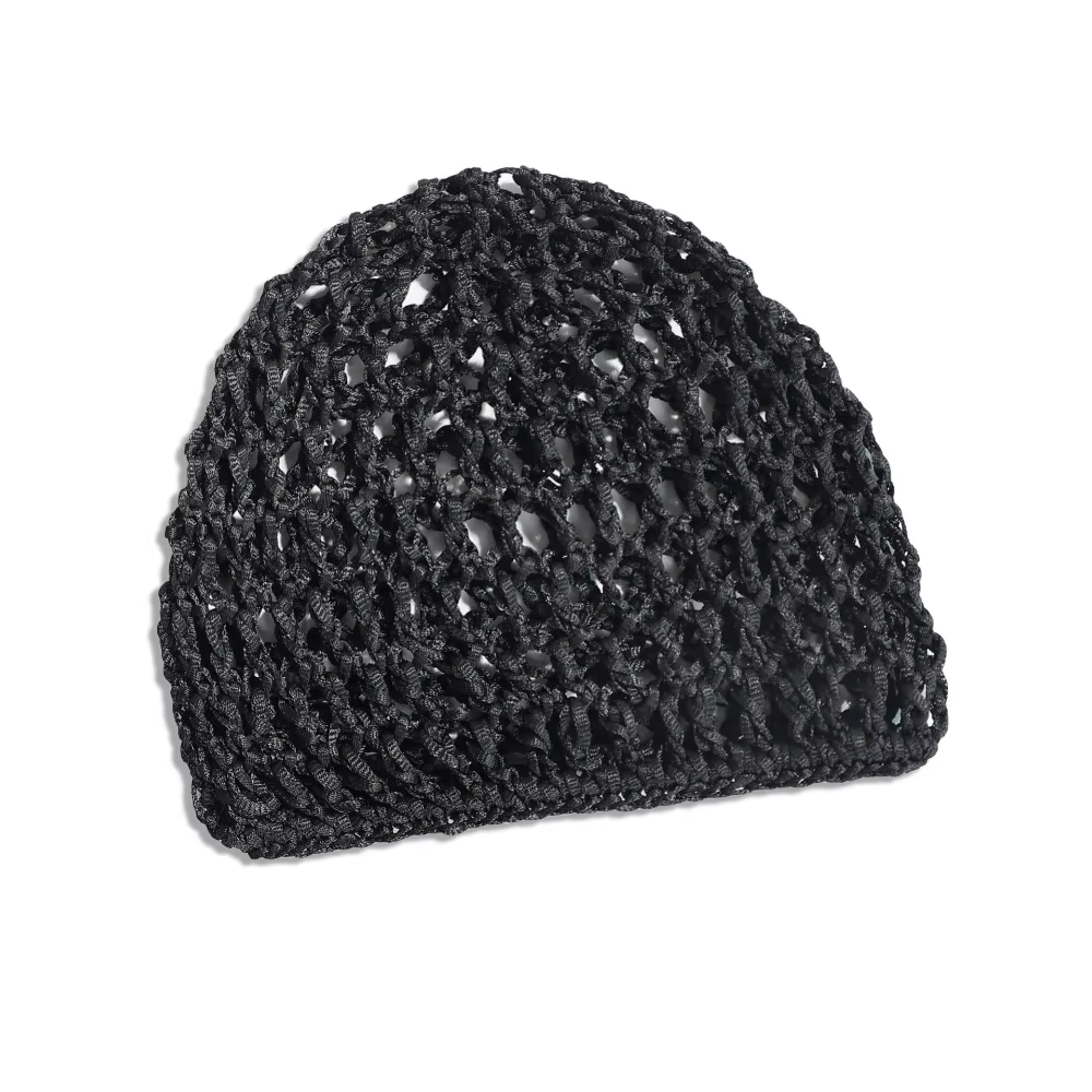 Bonnet en filet respirant simple, bonnet au crochet confortable, bonnets de perruque, bonnets chimio