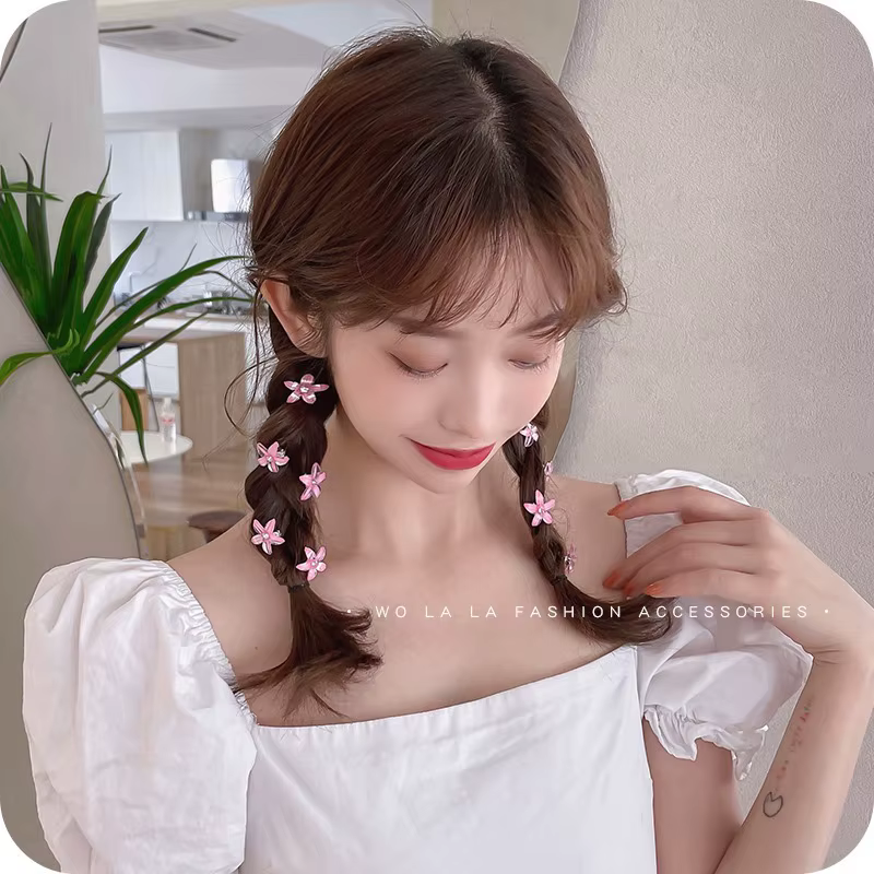 Épingles à cheveux princesse pour filles, 10 pièces, nouvelle fleur, jolie boucle, couvre-chef pour