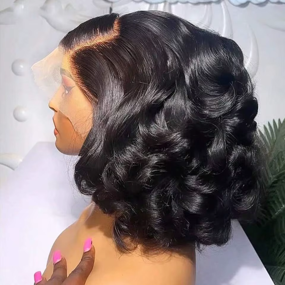 Perruques en cheveux naturels vietnamiens 12A, densité 250, ombré, double tirage, bouclées rebondiss