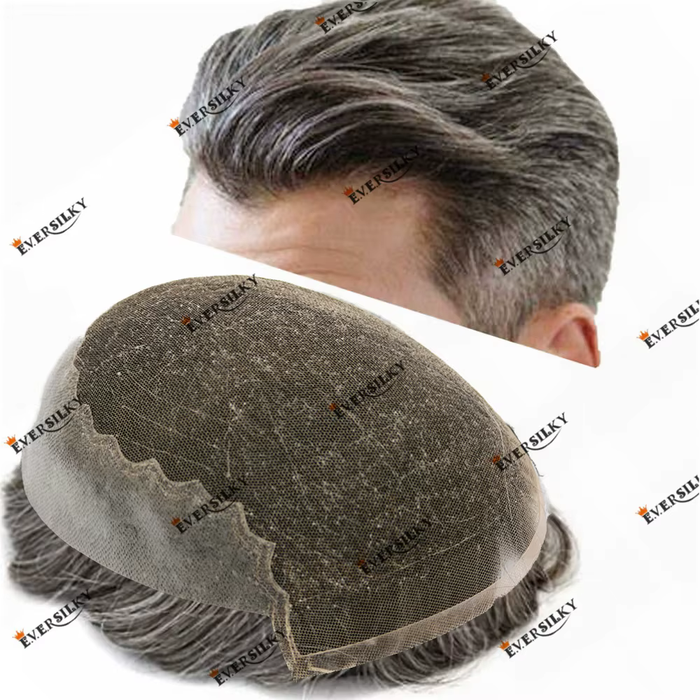Perruque Lace Front Q6 respirante avec nœuds décolorés, naissance des cheveux naturelle, toupet pour