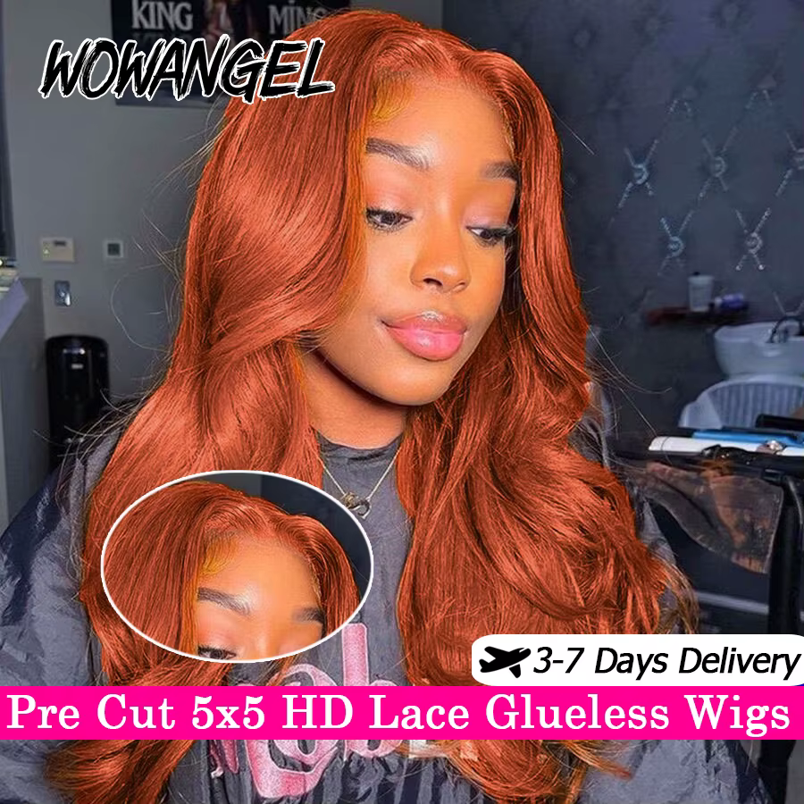 Wow Angel-Perruque Brésilienne Ondulée avec Filet de Fixation en Dentelle, Accessoire Capillaire en