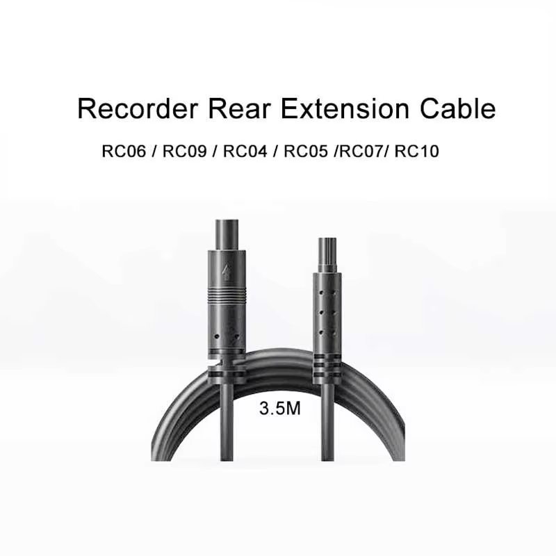 Câble d'extension arrière pour enregistreur 70MAI RC06 / RC09 / RC04 / RC05 /RC07/ RC10 / rc12 /RC14