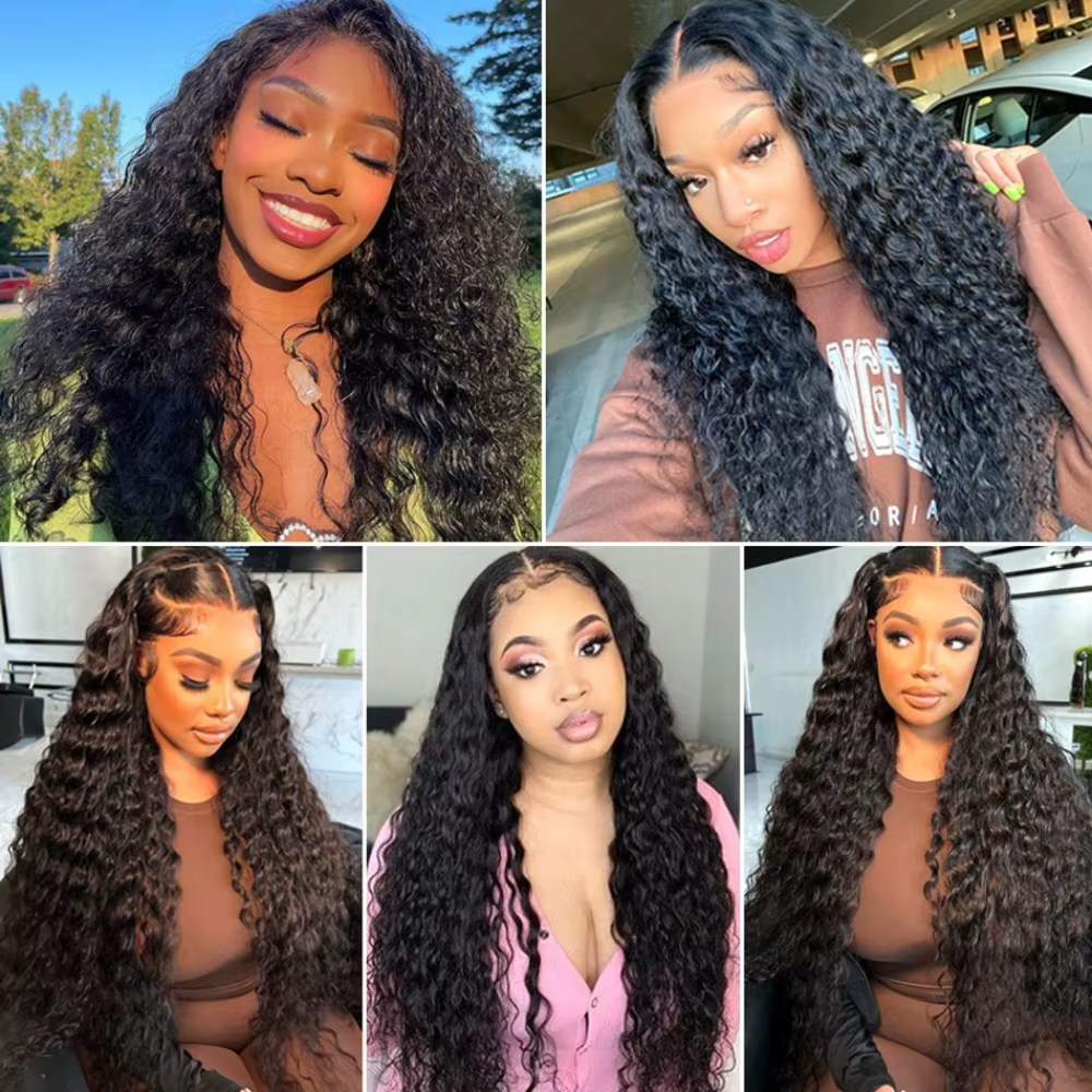 Extensions de cheveux naturels noirs de 40 pouces, 1/3/4 pièces, longues, en cheveux humains Remy br