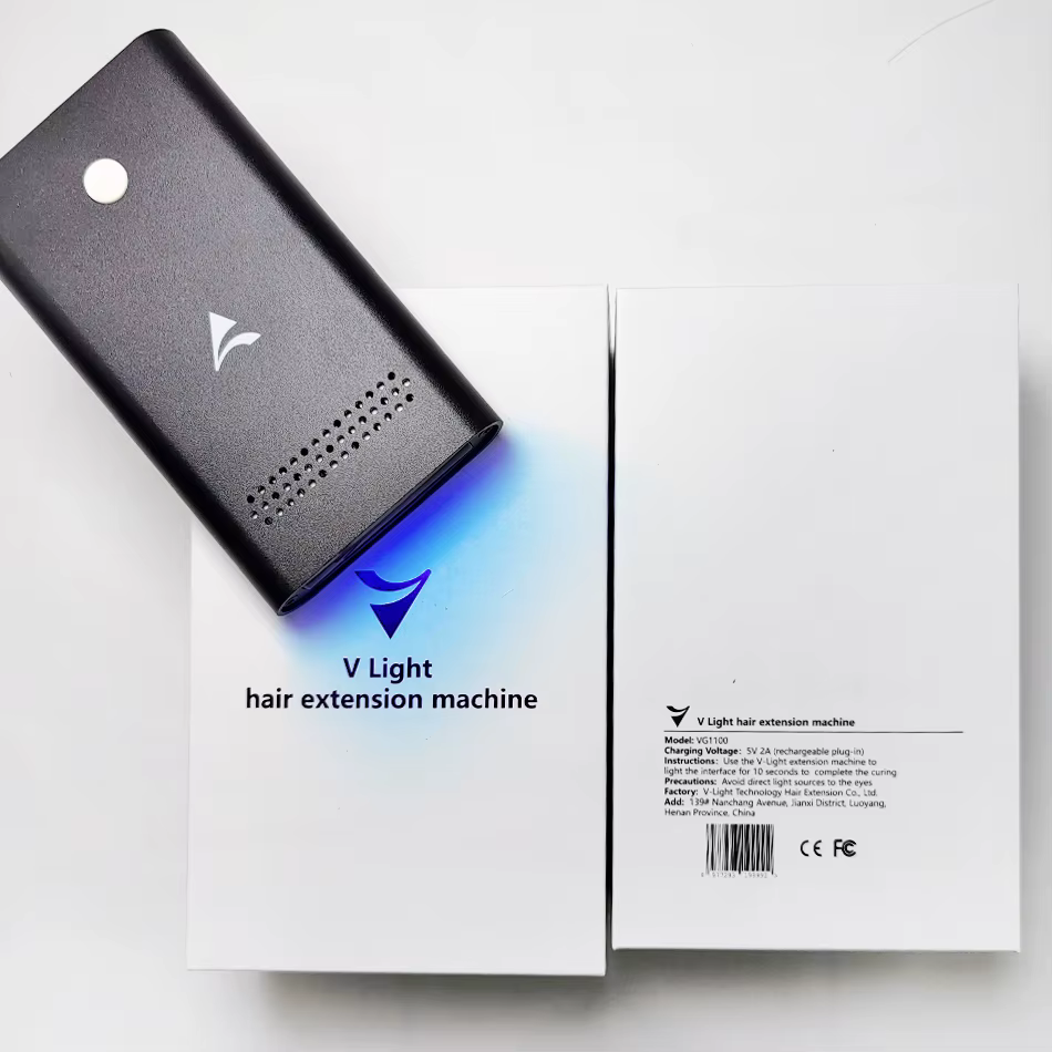 Kit d'extensions de cheveux avancées V Light, Extensions à ruban avec Machine UV de haute technologi