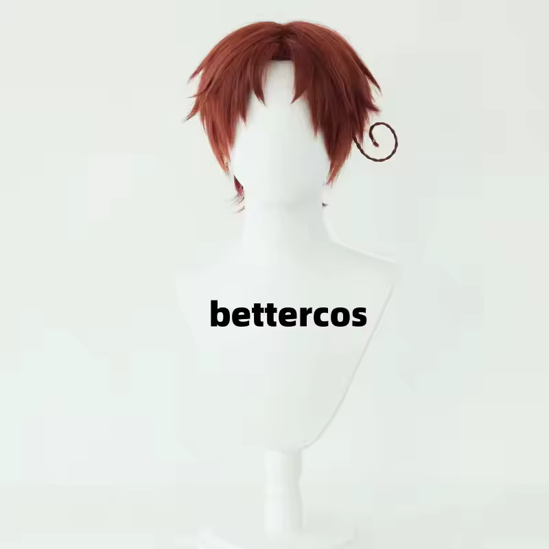 Axis Powers Hetalia perruques sud-aitalie perruque Feliciano Vargas rouge marron Cosplay perruque av