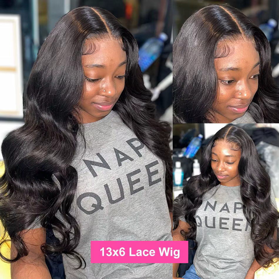 Perruques Lace Front Body Wave 13x4 13x6 40 pouces, densité 200, en cheveux humains, pour femmes