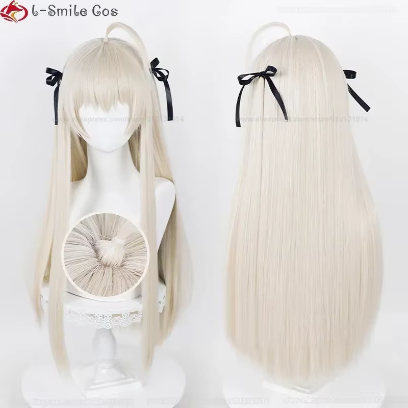 85 cm/70 cm Kasugano Sora Cosplay perruque Yosuga no Sora gris doré Anime perruque résistant à la ch