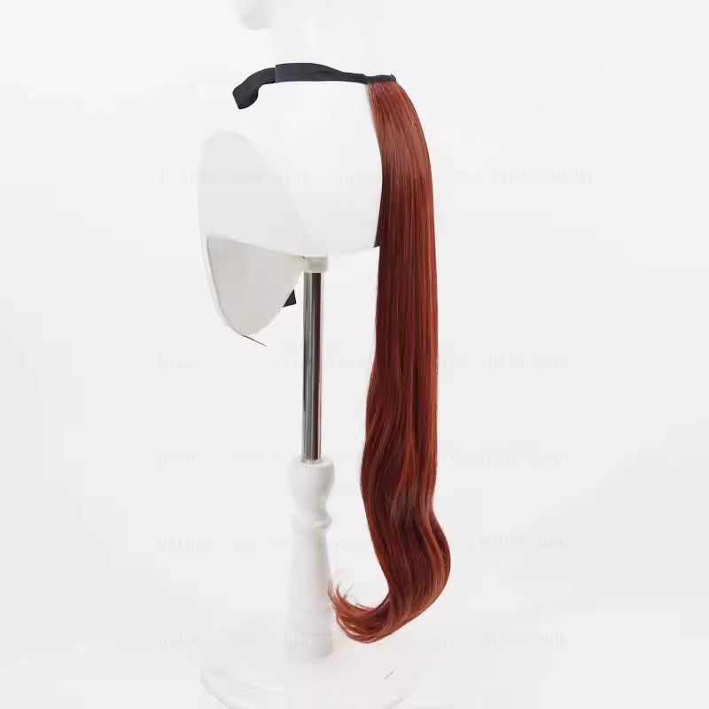 Perruque de Cosplay Uma Musume Pretty Derby Daiwa Scarlet, perruque synthétique résistante à la chal