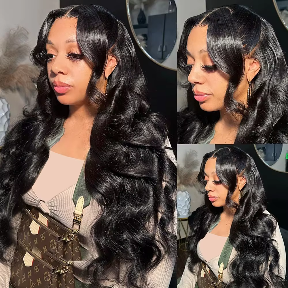 Extensions de cheveux naturels brésiliens 12A, 40 pouces, ondulés, 3 ou 4 paquets, cheveux Remy, ond