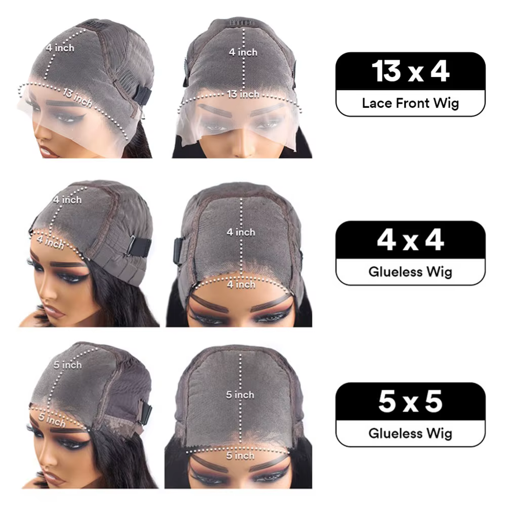 Perruques sans colle de 10 à 16 pouces, cheveux humains lisses, perruques courtes bob en dentelle HD
