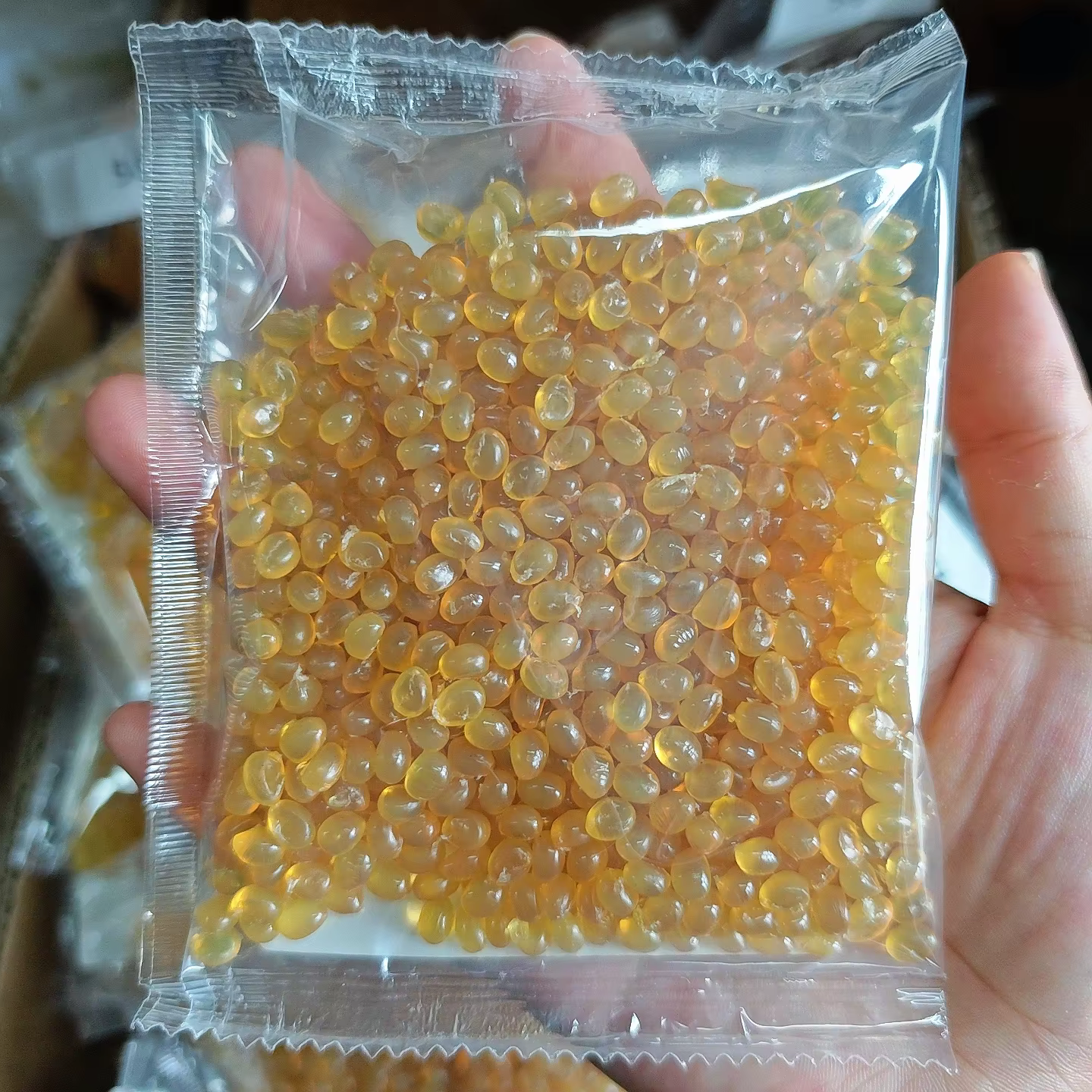 VADES 50/100/150/200/500g colle à la kératine granule jaune outils d'extension de cheveux colle à la