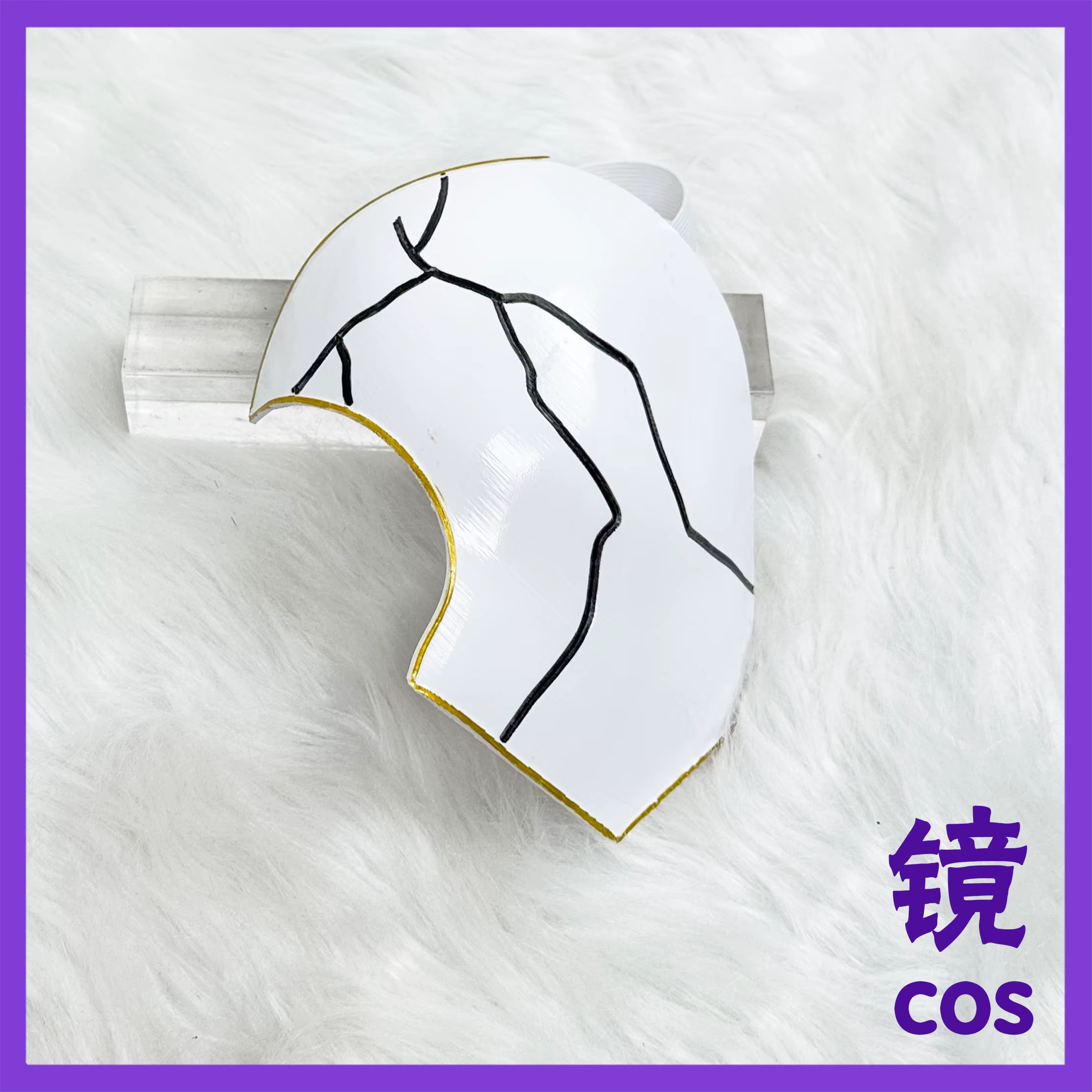 Perruque de cosplay Rien du jeu Limbus Company, accessoires de tenue Nursefather Rien, masque pour H