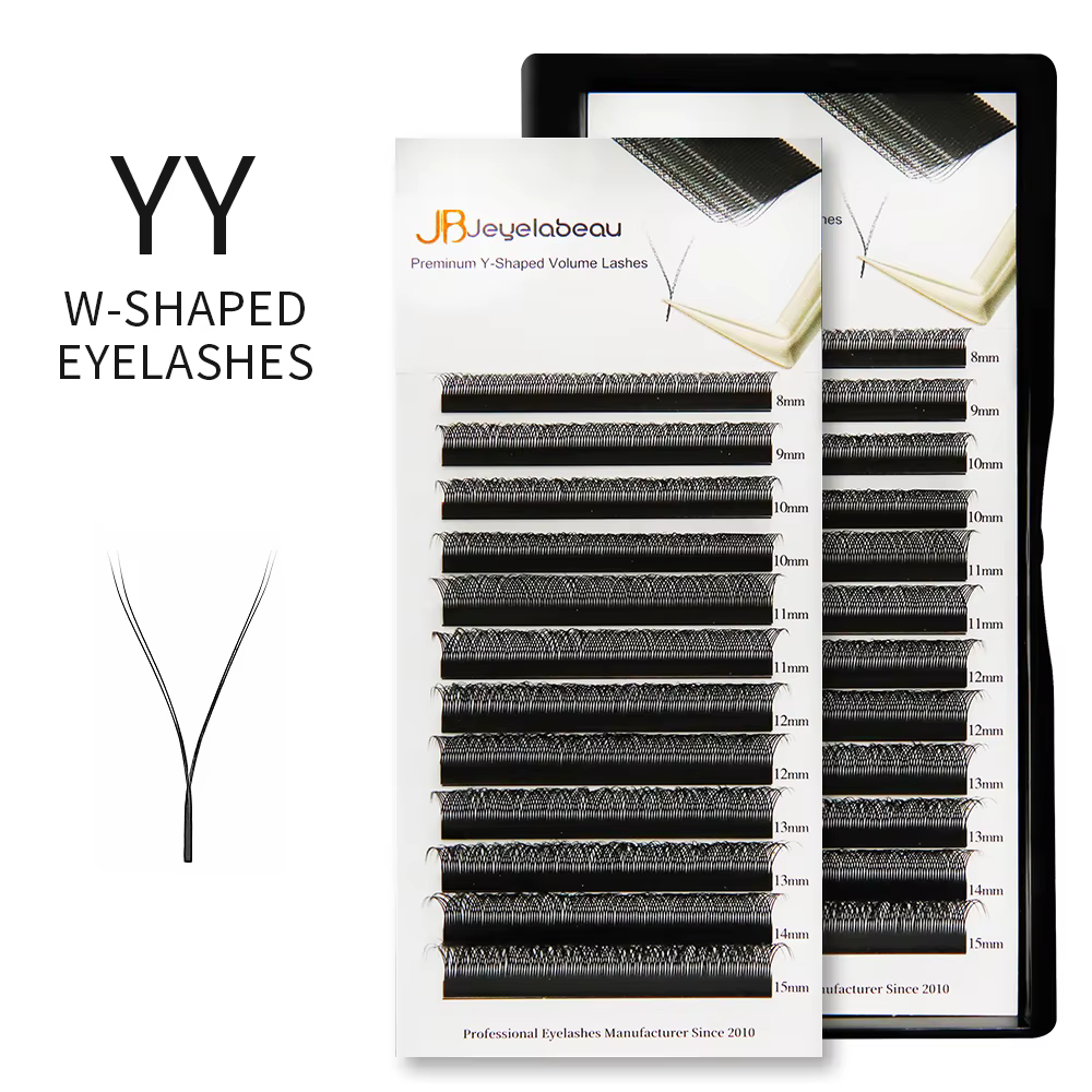 Extensions de cils en forme de W JB Jeyelabeau, extensions de cils en forme de YY, 3D 4D 5D 6D 8D, b