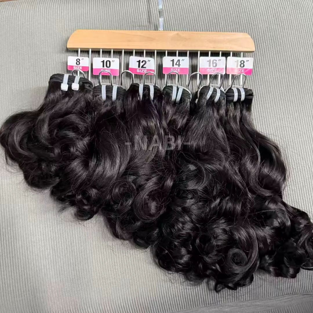 Extensions de cheveux humains vierges indiens de 8 à 18 pouces pour tissage, mèches lâches et rebond