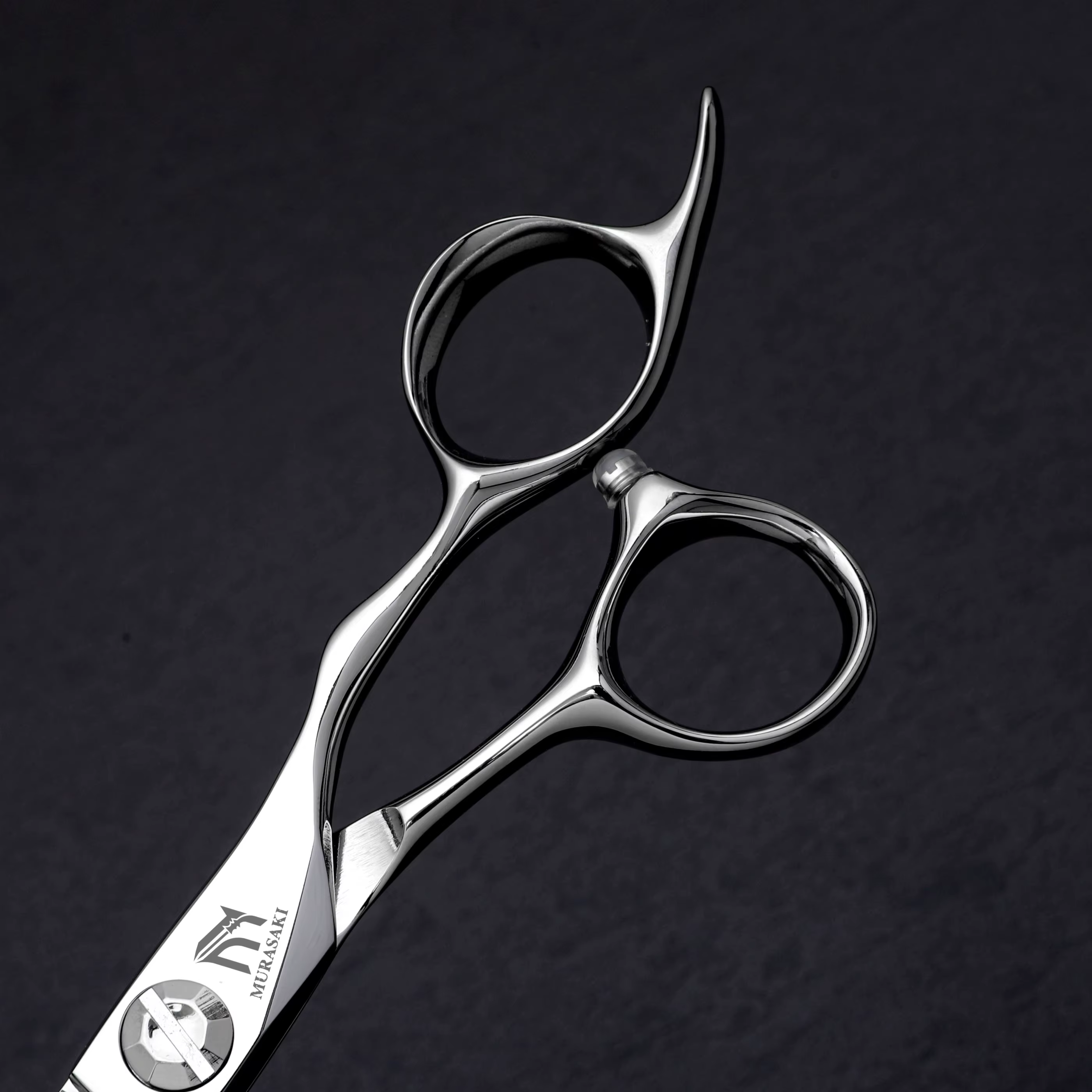 Ciseaux de coiffure de haut niveau MURASAKI, ciseaux de barbier de 5,7-6,3-6,8 pouces, fabriqués en