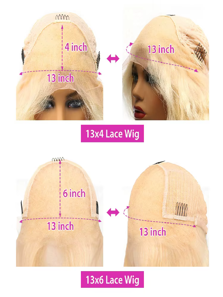 Perruques en cheveux humains blonds 613, perruque frontale en dentelle HD transparente 13x4 13x6 pré