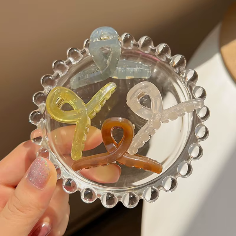 Mini pince à cheveux mignonne pour petite fille, 4.5cm, frange Semi-transparente, Clip latéral, peti