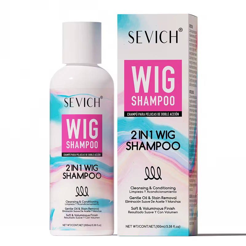 Shampoing professionnel pour perruque 2 en 1, adoucissant, Anti-frisottis, soin pour perruque, netto