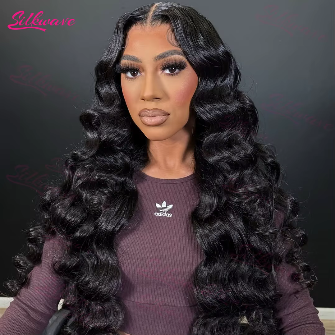 Silkwave 30 40Inch Perruque en cheveux humains 13x6 13x4 avec dentelle frontale HD, style brésilien