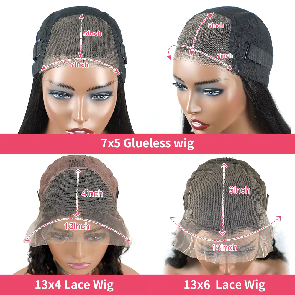 Perruque sans colle 250% 4C Edges Lace Afro Kinky Curly, prête à porter, 100% cheveux humains bouclé