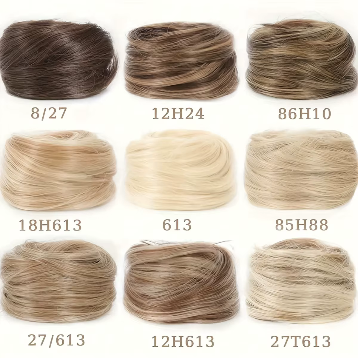 Chignon synthétique désordonné pour femmes, extension de cheveux, chignon droit, 1PC