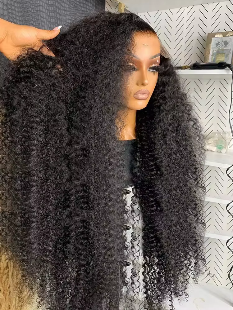 200 densité eau bouclés 13x6 HD dentelle frontale perruques de cheveux humains brésilien 30 40 pouce