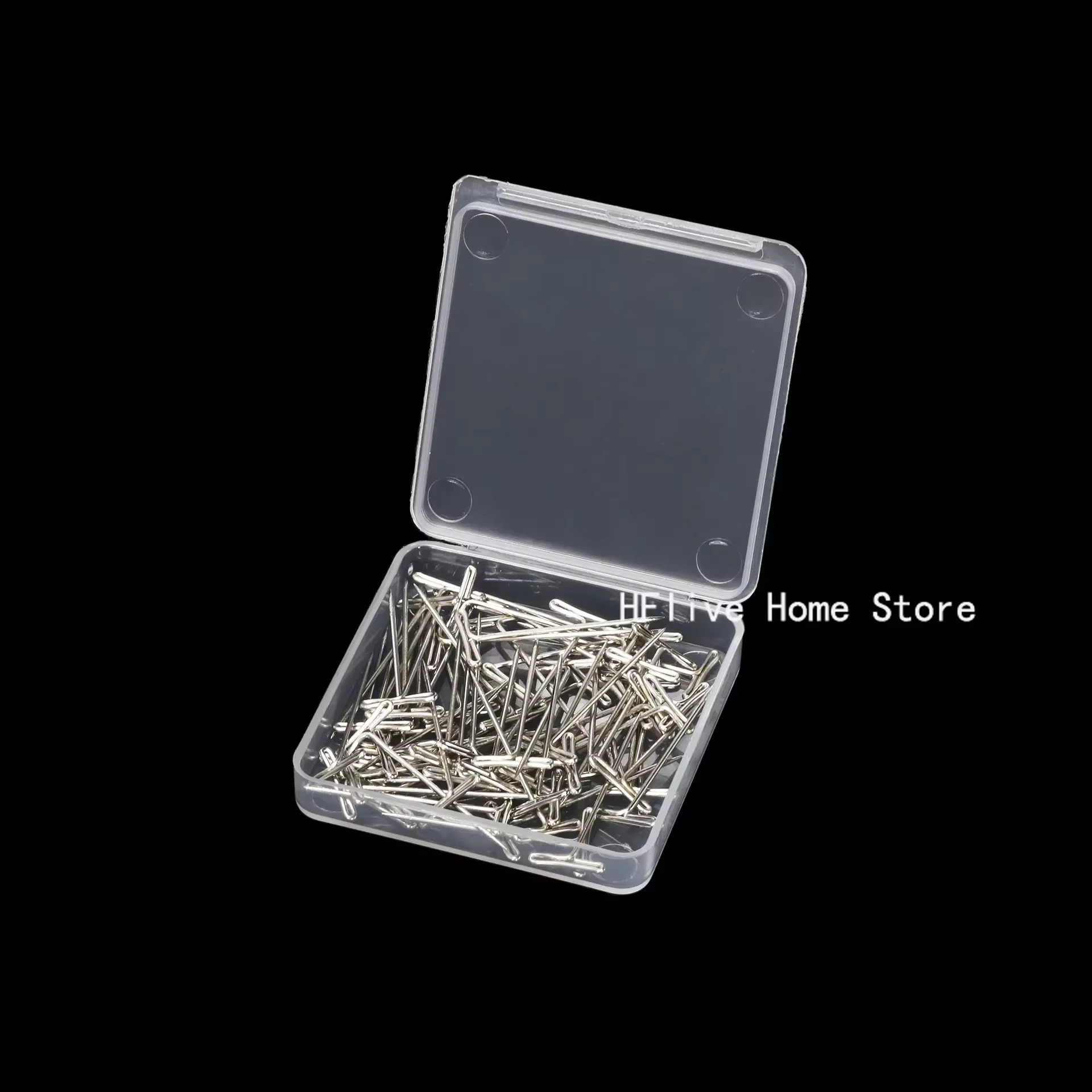 100 épingles en T pour perruques, argentées, 27mm/32mm/53mm de long, outils de coiffure pour présent