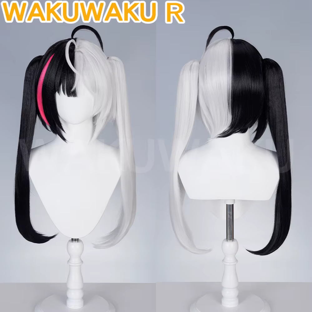 Perruque Lacrimosa Game Neverness to Everness WakuWaku pour femme, cheveux longs et mignons de 60 cm