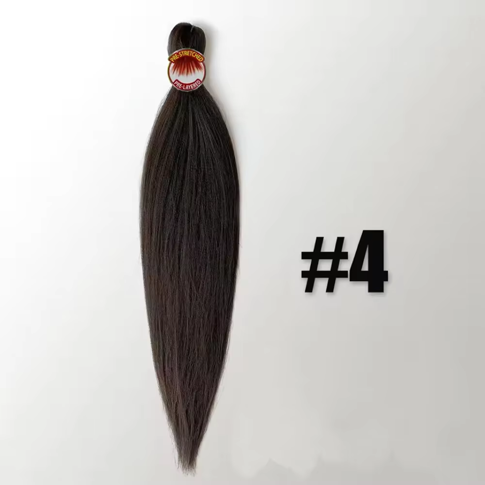 38 pouces 4x Sensationnel pré-câché tresse de cheveux synthétiques kanekalon ignifuge pour tresse de