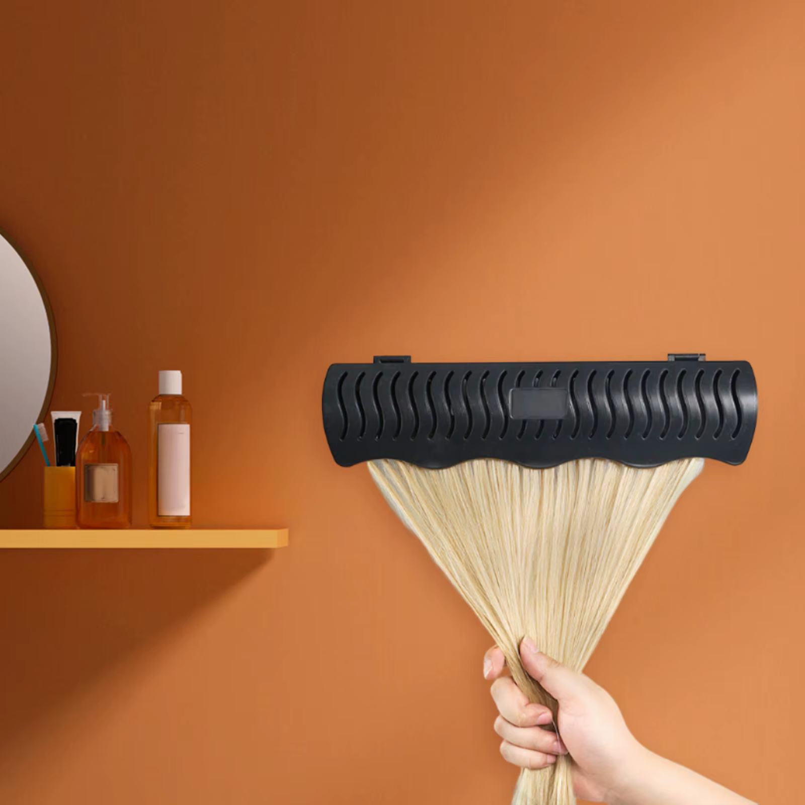 Support d'extension de cheveux Portable, cintre pour salon de coiffure à domicile, caddie d'extensio