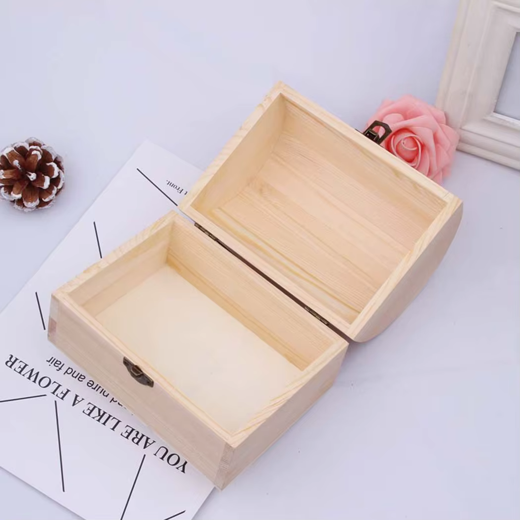 Boîtes boîte en bois boîte en bois nouvelle utilitaire souvenir plaine petit/grand artisanat décorer