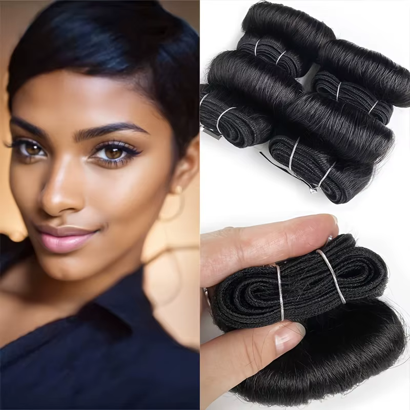 Mèches indiennes bouclées et rebondissantes, cheveux bruts 10A, 100% cheveux humains vierges, Extens
