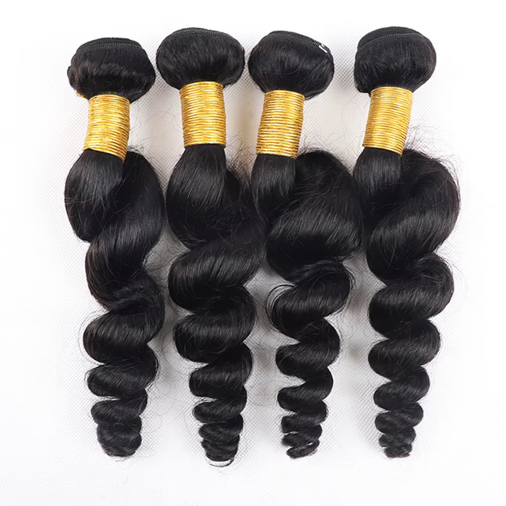 Extensions de cheveux vierges Remy pour femmes, mèches de cheveux humains péruviens bruts, vague lâc