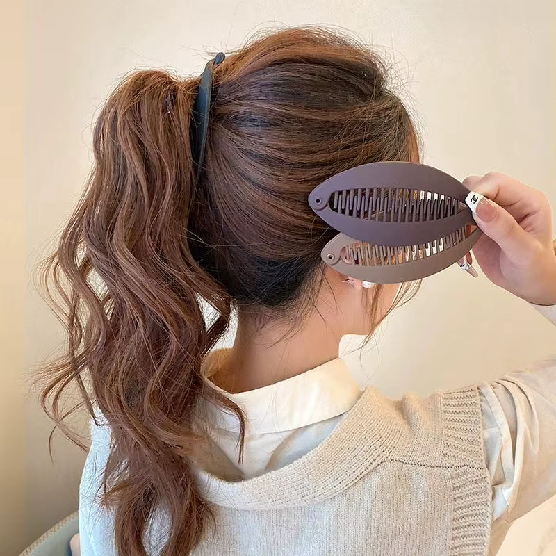 1/3 pièces nouvelle pince à cheveux banane chignon haut pour femmes pince verticale pince torsadée a