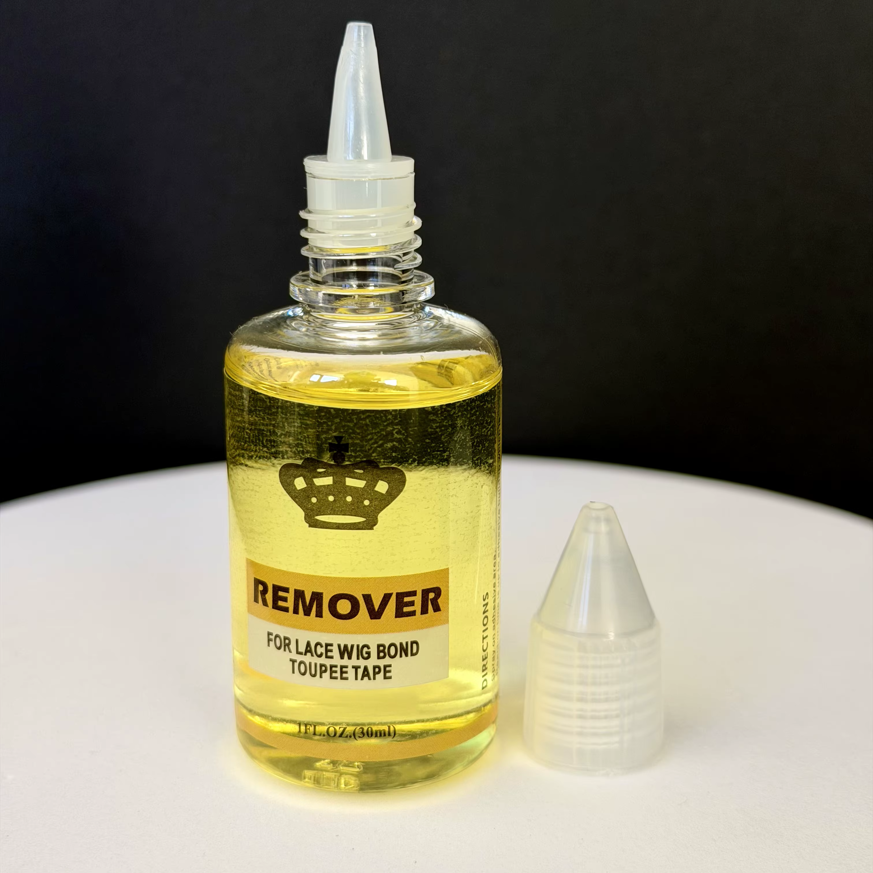 Kit de colle et dissolvant pour perruques, colle adhésive 38 ml + dissolvant 30 ml pour perruques en