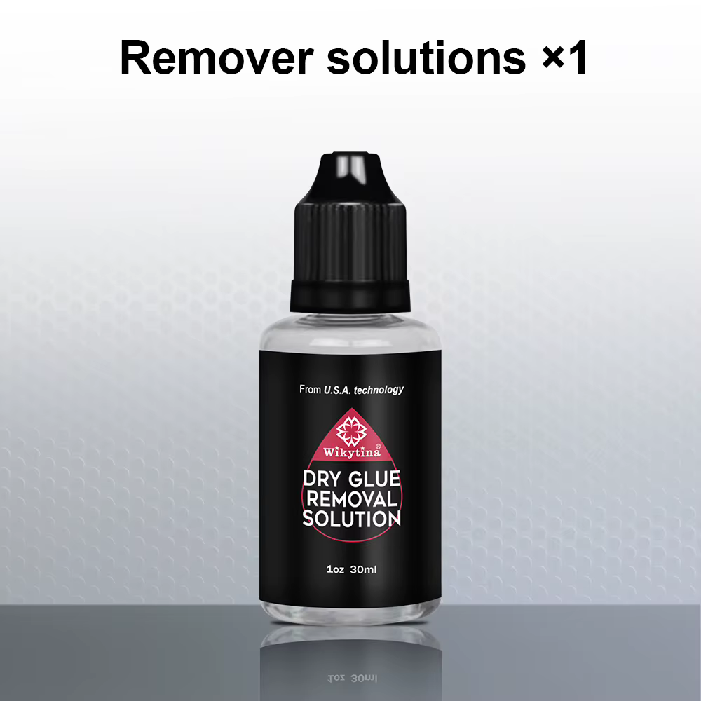 Kit de colle UV légère pour extensions de cheveux, colle naturelle invisible, colle sèche facile à u