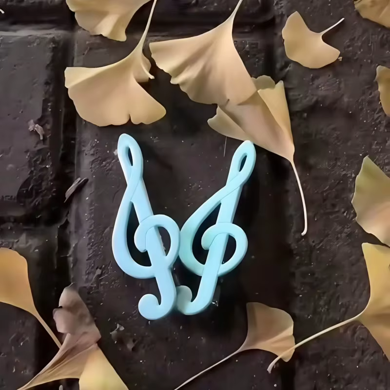 Pinces à cheveux bleues Y2K rétro Note de musique, frange BB Kawaii, Clips latéraux, accessoires pou