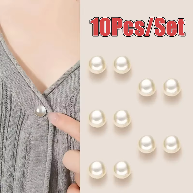 Épingles à boutons en perles, couvre-boutons de sécurité décoratifs pour chaussures, chapeaux, sacs,