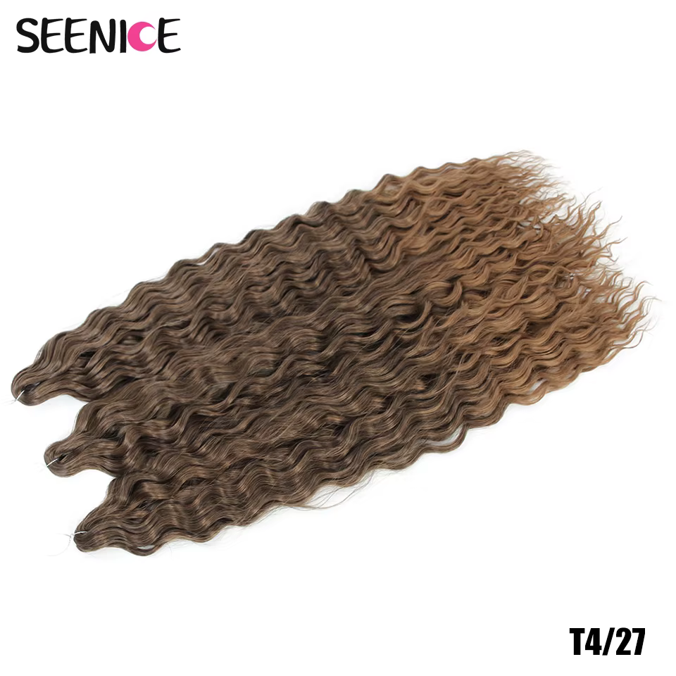 Ariel Curl tressage Extension de cheveux 22 30 pouces vague d'eau torsion Crochet cheveux synthétiqu