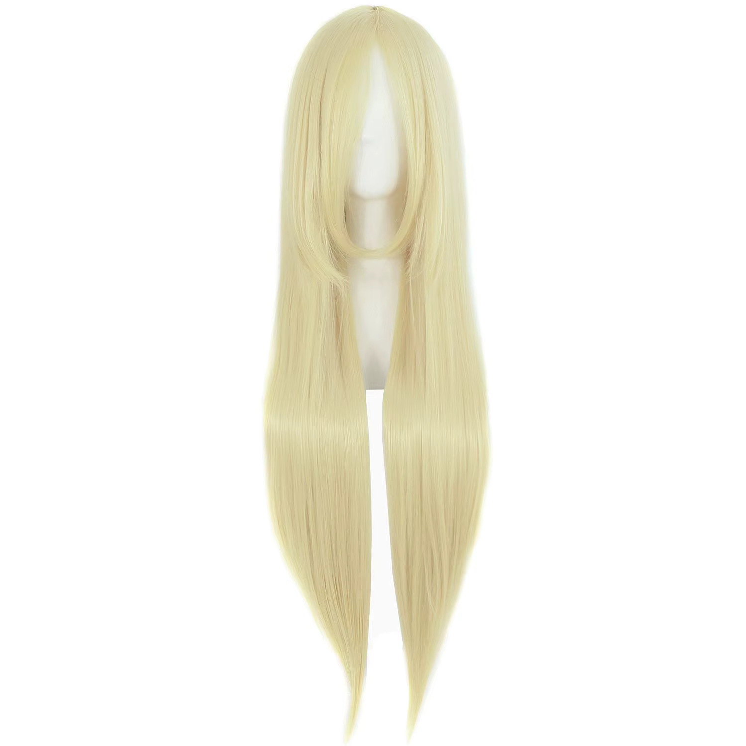 Perruque de Cosplay longue et lisse de 32 pouces, 80cm, perruque de fête, perruque verte fluorescent