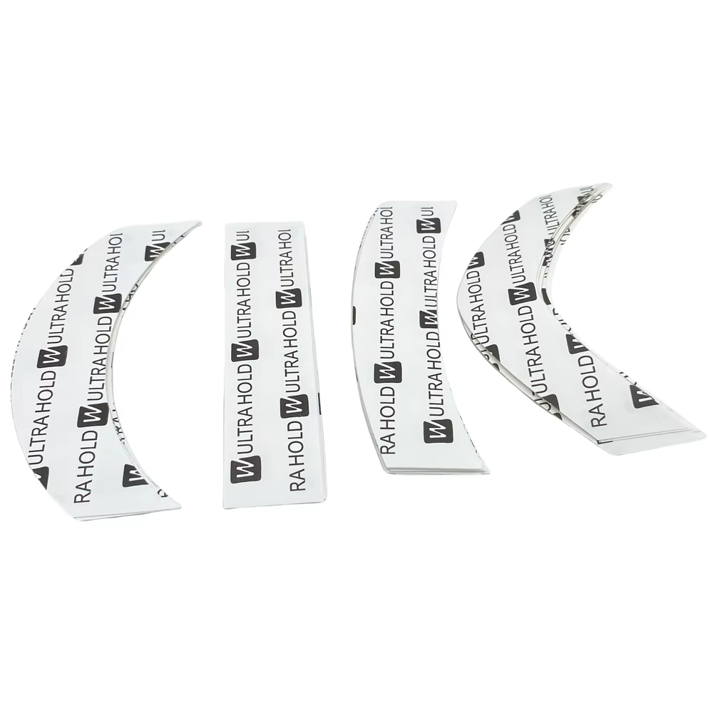 36 pièces 4 formes 7.6 cm * 2.2 cm blanc Ultra tenir ruban dentelle avant bande arc double face ruba