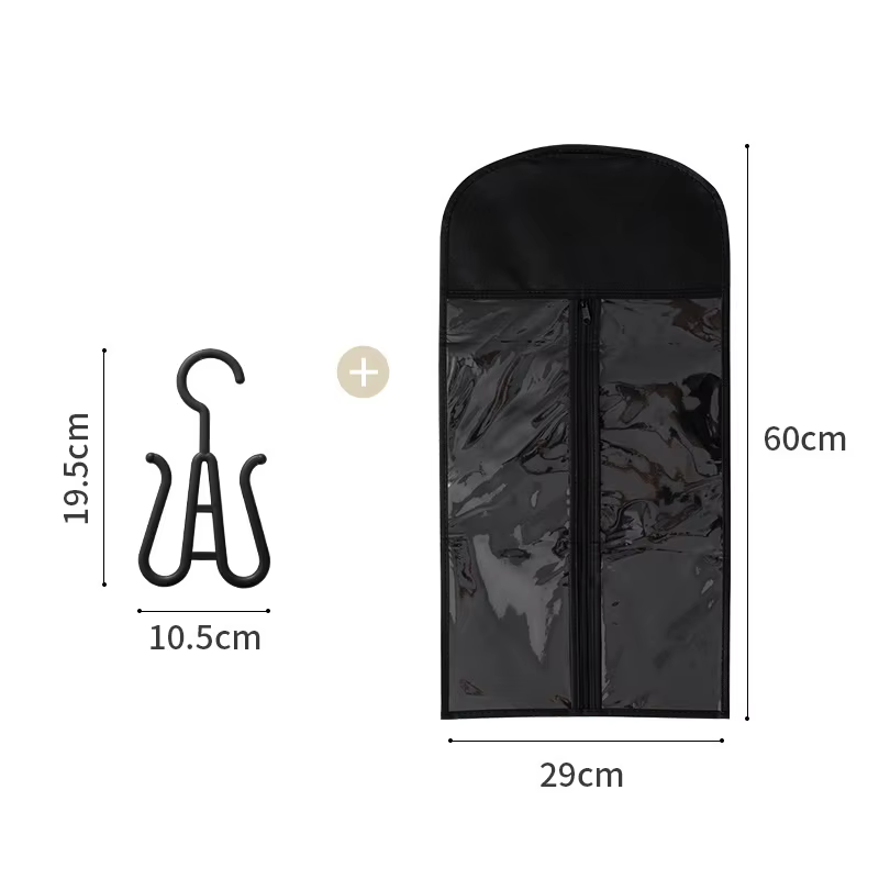 Ensemble de sacs de rangement pour perruques, adapté au rangement et à l'organisation des perruques,