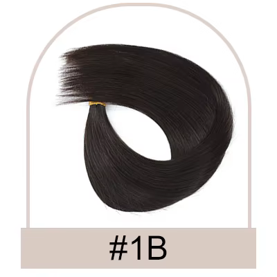 Extensions de cheveux à fil invisible avec bandeau transparent, taille réglable, clips sécurisés amo
