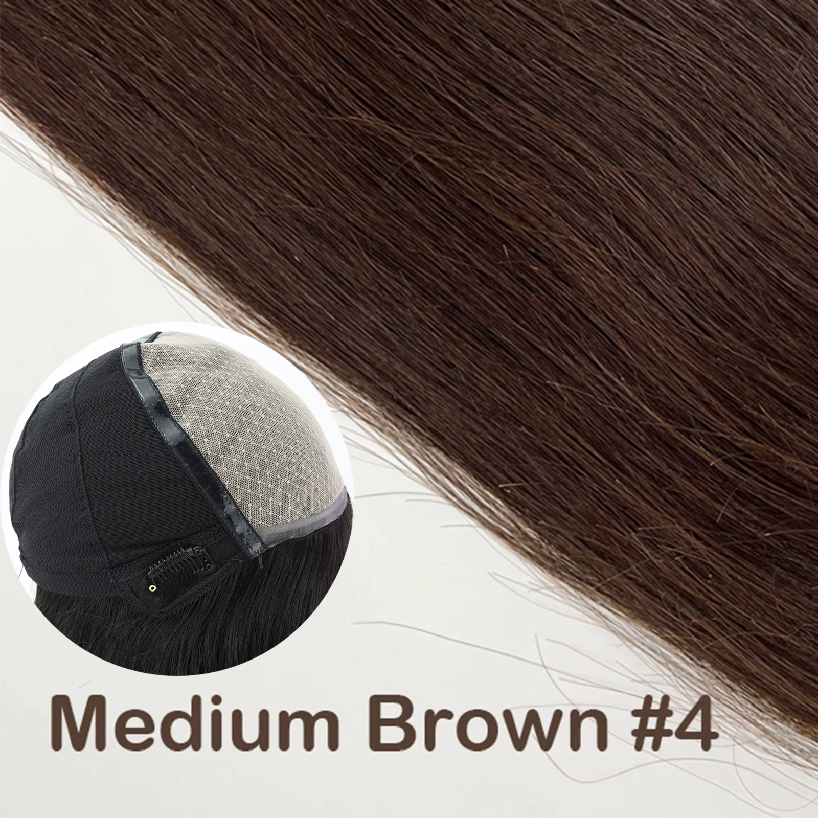 Perruque Full Lace Top en soie pour femmes avec couche avant en PU perruque de cheveux humains europ