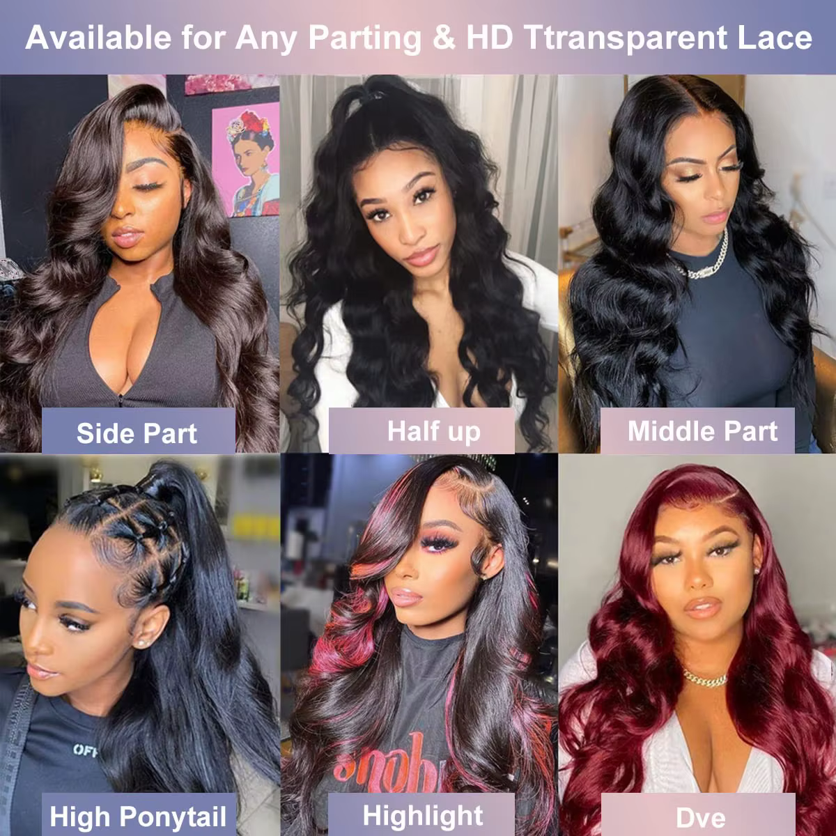 Perruque Lace Front Wig Body Wave 360 Naturelle, Cheveux Humains, 4x4, 13x4, 13x6 HD, 30, 32, 34 Pou