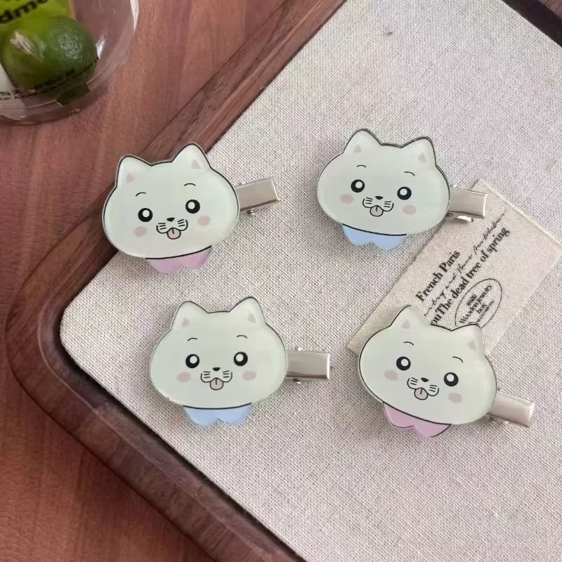 Pince à cheveux unisexe Kawaii petit chat, couvre-chef Cosplay Anime l'été Hikaru Died Style épingle