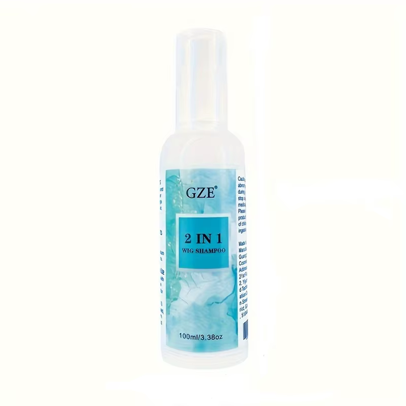 Shampoing pour perruque GZE 2 en 1 pour cheveux synthétiques, trempage et rinçage, nettoyage en prof
