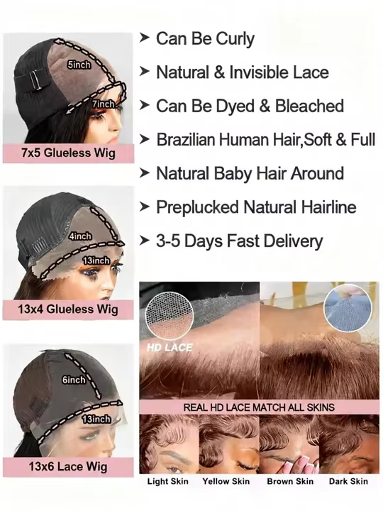 Perruque brésilienne en cheveux humains, ondulations profondes, 13x4 13x6, dentelle HD transparente,